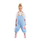 Denokids Çiçekli Kız Çocuk Su Geçirmez Yağmur Tulumu