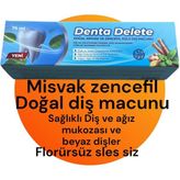 Denta Delete Mısvak Zencefıl Dıs Macunu 75 ml - Abanoz