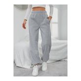 Deocept Unisex Gri Jogger Eşofman Altı Basic Rahat Sweatpant