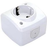 Depa 80101 IP44 Nemli Yer Topraklı Priz