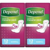 Depend Normal 2x12 24 Adet Kadın Mesane Pedi