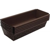 Depposite Dikdörtgen Kraft Kek Kalıbı 20X6,5 cm 300 gr 5'li