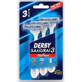 Derby Samurai 3 Platinum 3 Bıçaklı Tıraş Bıçağı 3 Adet