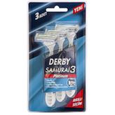 Derby Samurai Platınum 3 Blister 3'lü Tıraş Bıçağı
