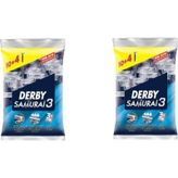 Derby Samurai3 Tıraş Bıçağı 2'li 10+4