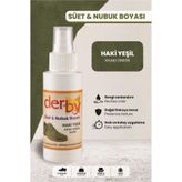 Derby Süet Nubuk Renk Yenileyici Sprey 100 ml – Ayakkabı & Çanta Boyası - Haki Yeşil