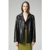Dericlub WM035 Gerçek Deri Kadın Blazer