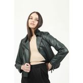 Dericlub YB-2039 Gerçek Deri Kırmızı Kadın Mont