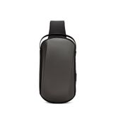 Derimod 24SBD30046F D-Pack Erkek Gri Teknolojik Kumaş Çapraz Çanta