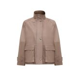 Derimod Fancy Kadın Devrik Yaka Oversize Deri Mont