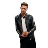 Derimod Middleton Erkek Slim-Fit Deri Ceket