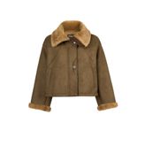 Derimod St Anton Kadın Taba Oversize Teddy Mont 26WGP5647FF