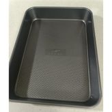Derin Teflon Fırın Tepsisi 37x27 Cm Açık Gri