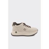 Derinet Bağcıklı Comfort Taban Kadın Sneaker - Bej