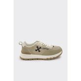 Derinet Bağcıklı Erkek Sneaker - Haki