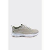 Derinet Comfort Taban Kadın Sneaker - Bej - Yeşil