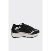 Derinet Comfort Taban Kadın Sneaker - Siyah - Taş