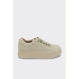 Derinet Günlük Comfort Taban Kadın Sneaker - Vizon