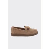 Derinet Hakiki Deri Comfort Taban Kadın Loafer