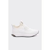 Derinet Hakiki Deri Erkek Sneakers - Beyaz