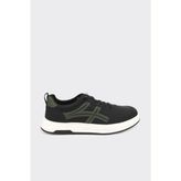 Derinet Şerit Detaylı Erkek Sneaker - Siyah