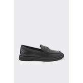 Derinet Tokalı Kadın Loafer - Siyah