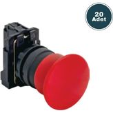 Derko 20 Adet Acil Stop Butonu 1nk (Kapalı)