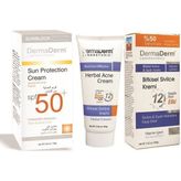 Dermaderm Bitkisel Kremi + Dermaderm Güneş Kremi Spf 50+