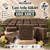 Dermolive Internatural Çam Ardıç Kükürt Bitkisel Sabun 120 g - 100 Adet