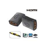 Derwell HDMI Dişi Dişi Kablo Uzatma Uzatıcı Aparatı Ara Çevirici Dönüştürücü Altın Uçlu 1080P Destekli TV Monitör Projeksiyon PC Laptop Mi Stick Uyumlu Kablo Birleştirici Ek Yapma Konnektörü Köprü Adaptör