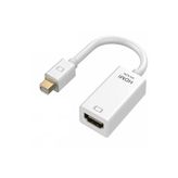 Derwell Yüksek Kaliteli Thunderbolt Mini DisplayPort DP HDMI Dönüştürücü Apple Mac Macbook Pro ile Uyumlu Beyaz, Dderwell4kmini1x