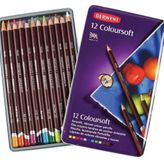 Derwent 0701026 Colour Soft 12 Li Kuruboya Seti