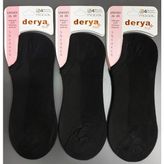 Derya Kadın Modal Sneaker Çorap 12 Adet - 36 - 40 - Siyah