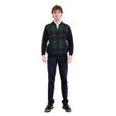 Desen Triko Erkek Hakim Yaka Kareli Pike Dokuma Mont K.Lacivert Beden;2XL,Renk;K.Lacivert