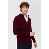 DESEN TRİKO Erkek Hakim Yaka Triko Yün Ceket Bordo Beden;2XL,Renk;Bordo dsnNM4994