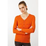 Desen Triko V Yaka Fitilli Triko Bluz, 25353