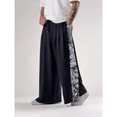 Desenli Siyah Oversize Erkek Samurai Pantolon Coc2771