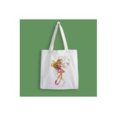 designedfy Winx Flora Baskılı Bez Çanta