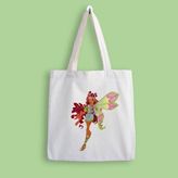 designedfy Winx Layla Baskılı Bez Çanta
