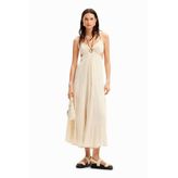 Desigual Elbise 5003152496, Beyaz, M