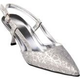Desire Gümüş Arkası Açık Stiletto