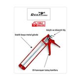 DESPA İSKELET TİP METAL SİLİKON TABANCASI