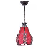 Dessa Lucea HUNDLE KIRMIZI-KROM TEKLİ AVİZE