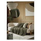 Destiva Home Pamuklu Çok Amaçlı Koltuk Örtüsü 180x300 cm – Yumuşak Dokulu, Modern Çizgili