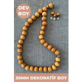 Dev Boy Dekoratif Amaçlı Bambu Ağacı Tesbih