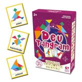 Dev Tangram Puzzle 2+ Yaş Okul Öncesi 2 Yaş Oyuncak Dev Tangram 67 Parça