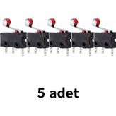 Devremarkt 5 Adet Makaralı Micro Switch Anahtar 5A 5A 250V Rulo Makara Koll