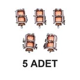 Devremarkt 5 Adet Micro Step Motor 6.5x4.7mm 2 Faz 4 Telli