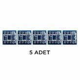 Devremarkt 5 Adet SOIC8 to DIP8 Smd Çevirici Pcb SOP8 Elektronik Devre Kart