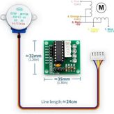Devremarkt 5V Step Motor 28Byj-48 Ve Uln2003A Sürücü Kartı